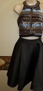2 piece mid thigh dress (unbranded)